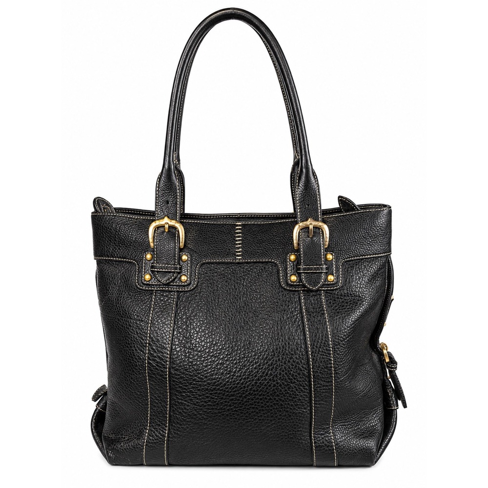 Dooney & Bourke Black Pebbled Leather Tote